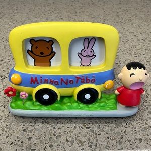 Sanrio Minna No Tabo Anime Boy Manga Figure Photo Frame Picture Room Decor Bus